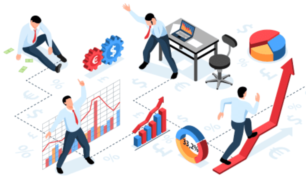 Stock Summary Illustration